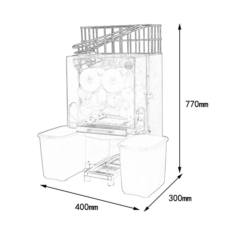 High Juice Yield Orange/lemon Juice Extractor Commercial Juice