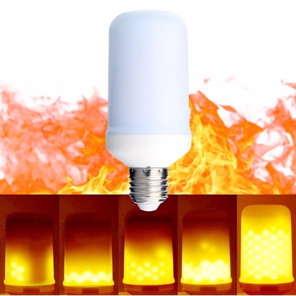 Led Flame Light Bulbs,Vintage Gas Lamp Animated Flickering Fire Effect