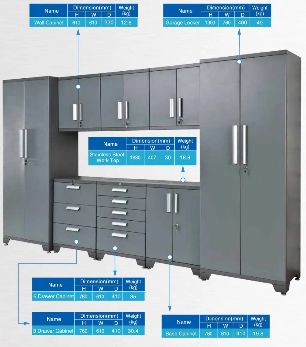 Diamond Plate Garage Storage Wall Mount Garage Buy Garage