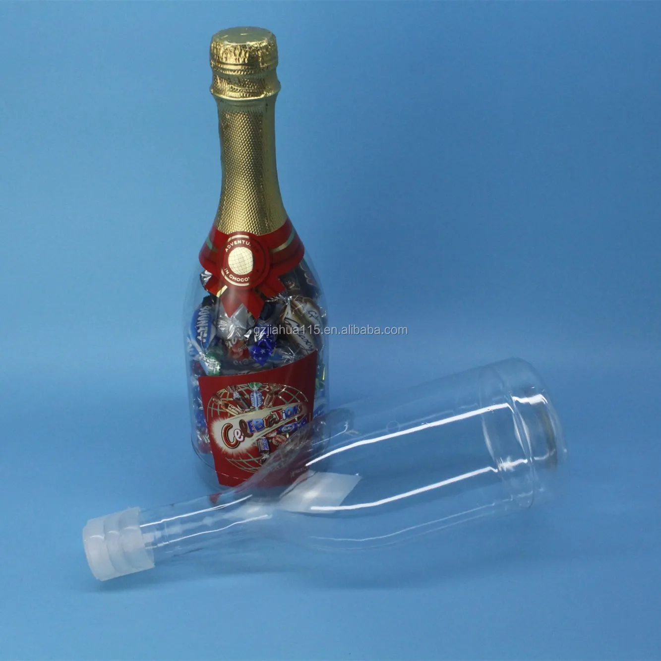 Plastic Champagne Bottle For Chocolate Packaging Buy Plastic