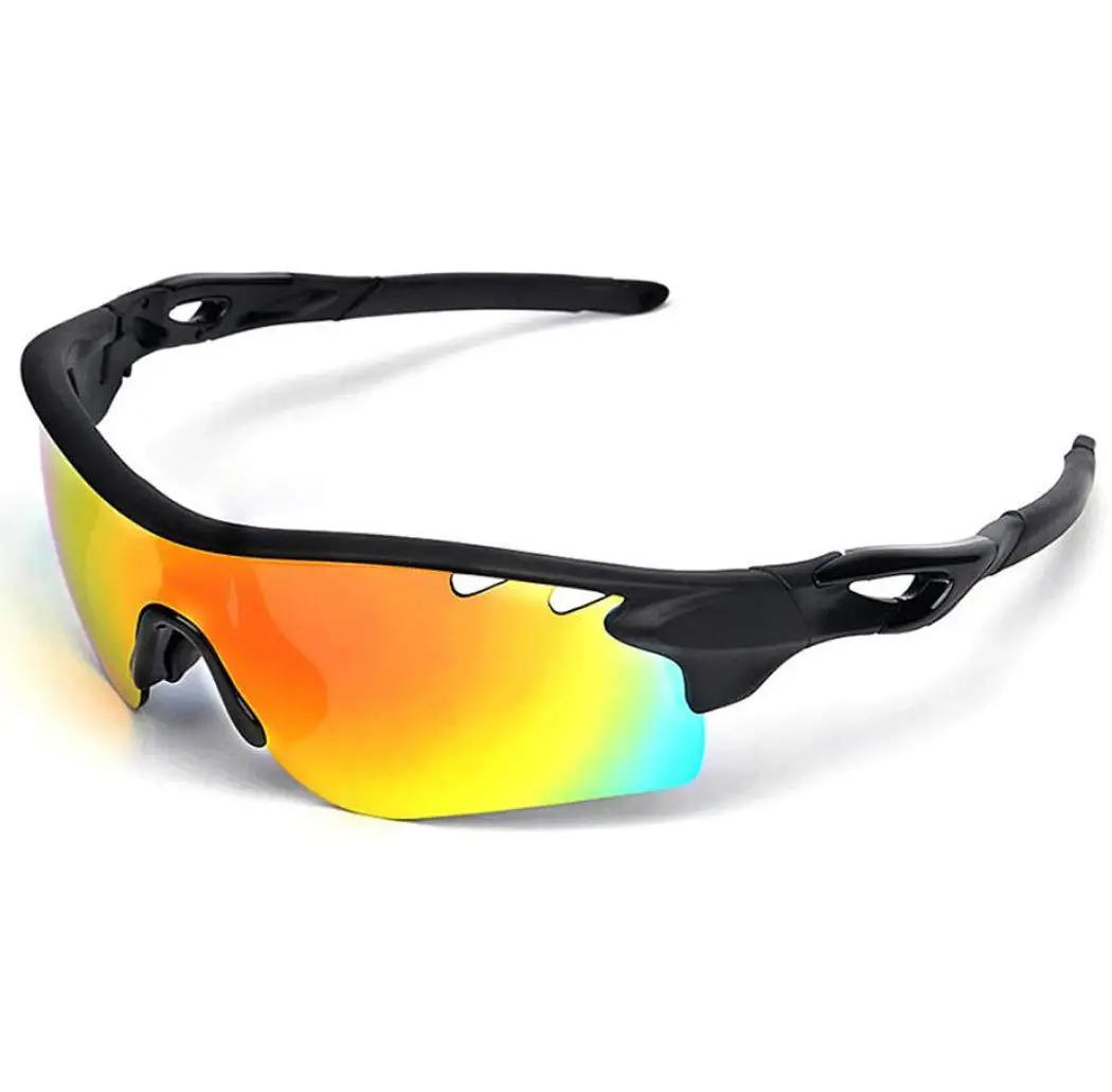 AXLLM Riding Glasses TR Half Frame Outdoor Sports Sun Polarizing Glasses