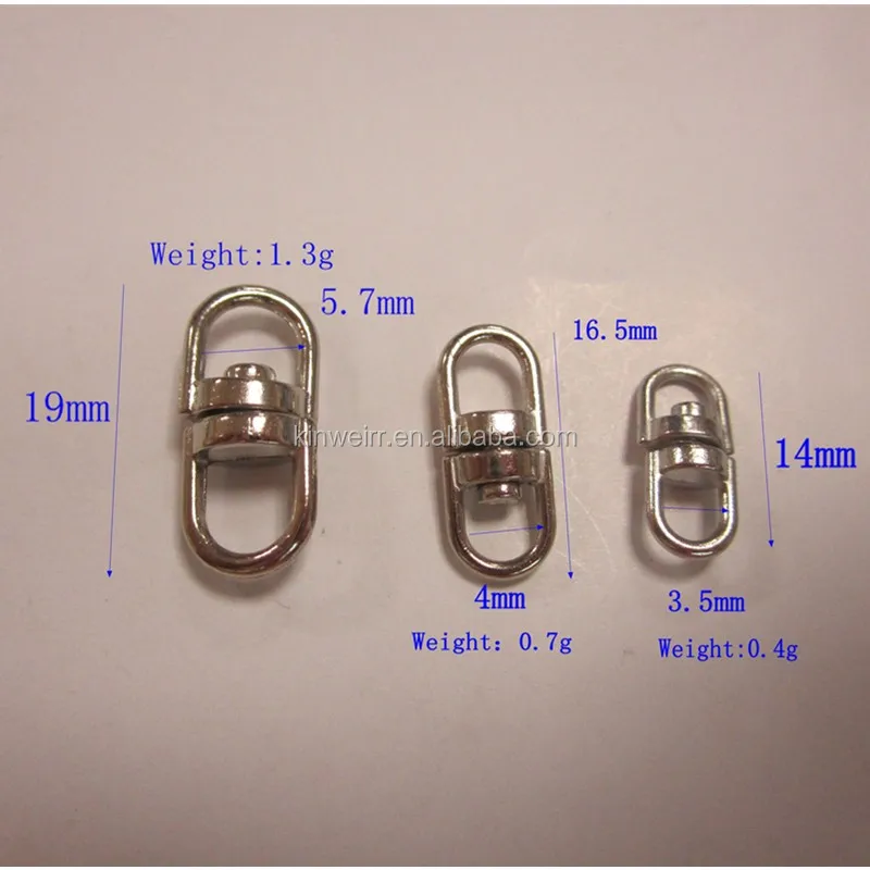 Swivel Double Loops Hook Connector For Keychain With High Quality Buy
