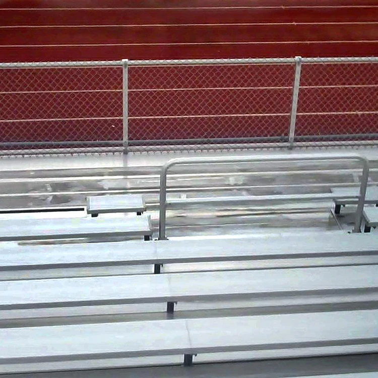 Aluminum stadium bleachers permanent outdoor grandstand for sale, View
