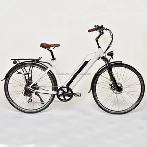 pedal assisted ebike 36v 700c city rechargeable electric bike