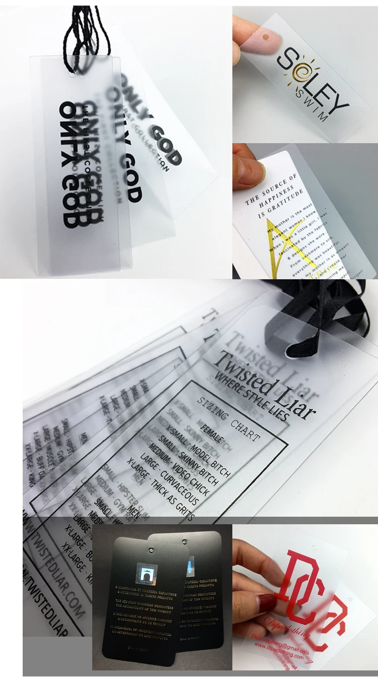 Widely used high quality hot sale custom design pvc hang tags label