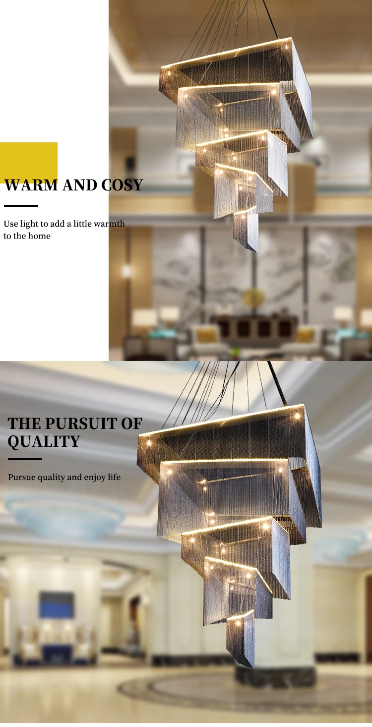 Luxury vintage lighting fixtures iron big decorative chandelier for shopping mall