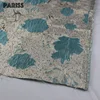 PARISS polyester nylon blend italian brocade 3d dress fabric with gold