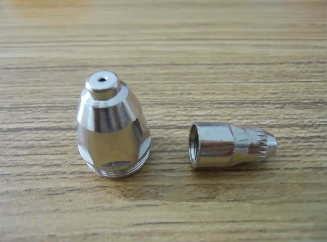 Plasma cutting nozzle and electrode used for P80 plasma cutting torch