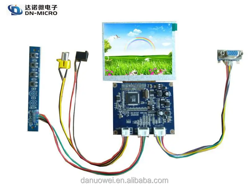 Whole Sales 4 Inch Tft Lcd Screen Module With Cvbs And Vga Signal Input/lcd Screen Module For 3d