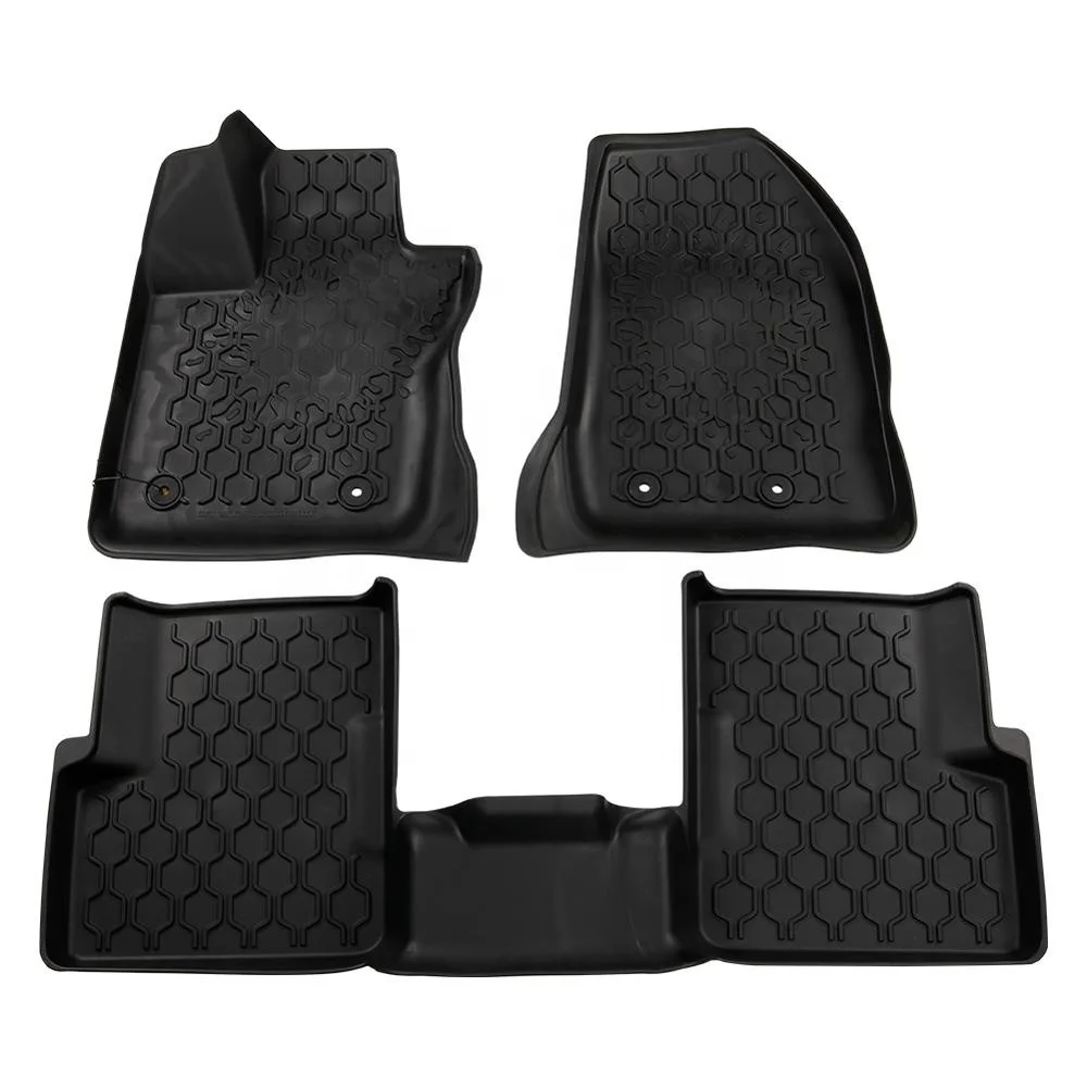 Black All Weather Protector Car Floor Mats For 2015 2018 Renegade