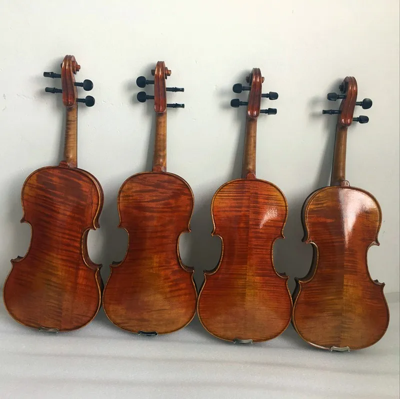 Carved Antique Handmade Antique Violin Professional 4/4 Made In China