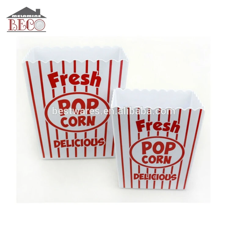 Wholesale Custom Printed Plastic Melamine Popcorn Bucket Buy Plastic Popcorn Bucket,Custom