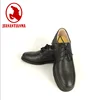 black office work shoes flat toe men formal leather shoes for Men