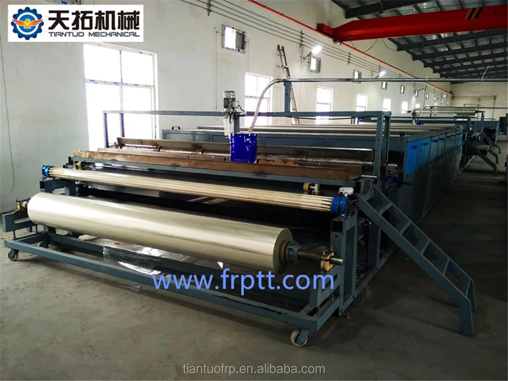 Efficient Gelcoat Flat Frp Fiberglass Sheet Making Machine Making