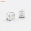 Online wholesale capital 26 alphabet 925 sterling silver initial letter cube beads Jewelry findings for Jewellery making