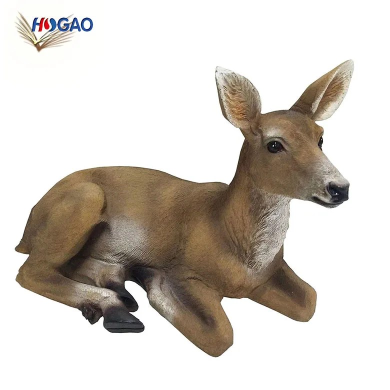 China Hot Products Cute Resin Wholesale Figures Life Size Garden Deer