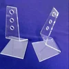 clear acrylic plastic lucite plexiglass clock display stand