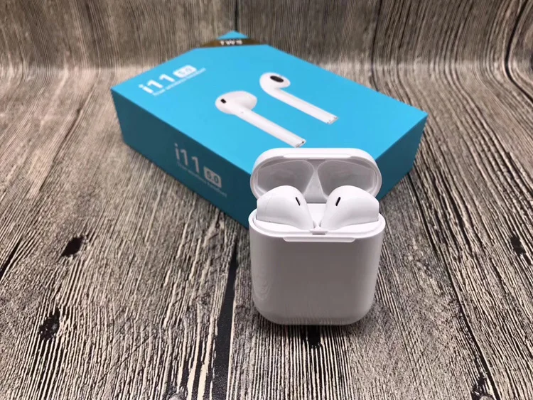 New Tech Automatic Pairing i11 touch 5.0 Twins Earbuds Stereo Strong Bass TWS with Mic - ANKUX.COM