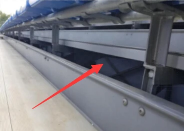 5 Row volleyball bleacher aluminum disassembly bleachers