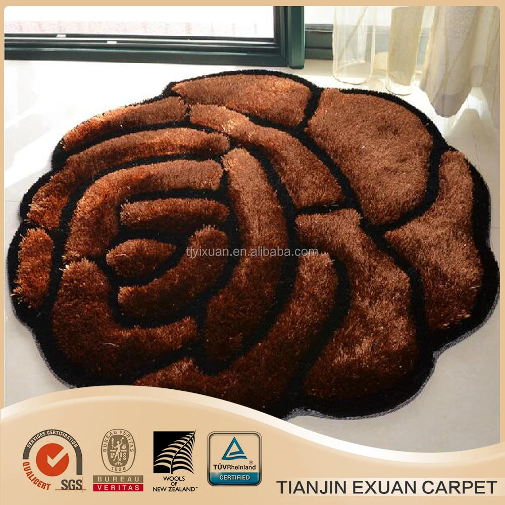 3d rosa a forma di fiore tappeto tappeto id prodotto:60034233500 ... Tappeto antiscivolo doccia a fiori