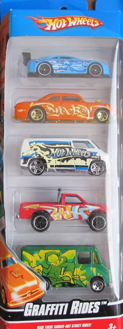 hot wheels graffiti rides 5 pack