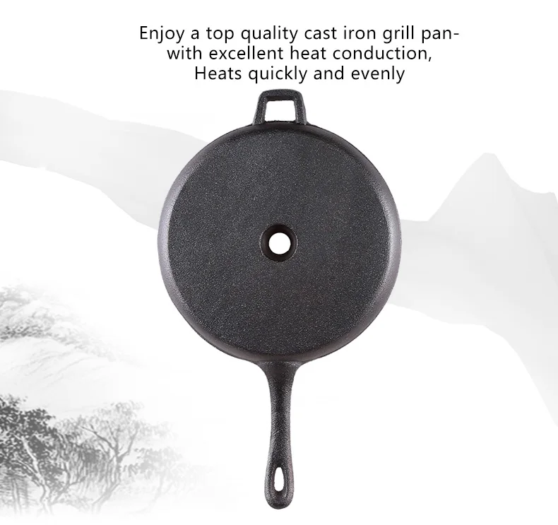 New Type Kitchen Cookware Cast Iron Divided Fry Pan Skillet Cast Iron Breakfast Pan Buy Cast