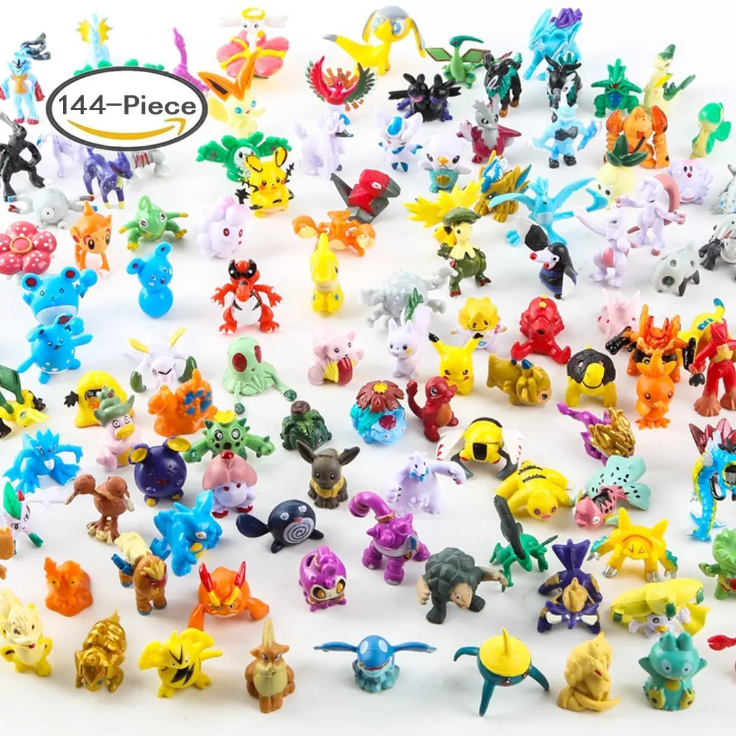 2018 Mini Figure 2-3cm Pokemon Mini Action Figures Pokemon Monster Toys ...