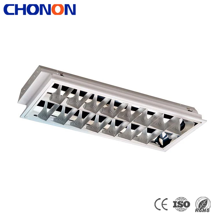 Cheap Price T8 Fluorescent Grille Light Fixture With 30w Single