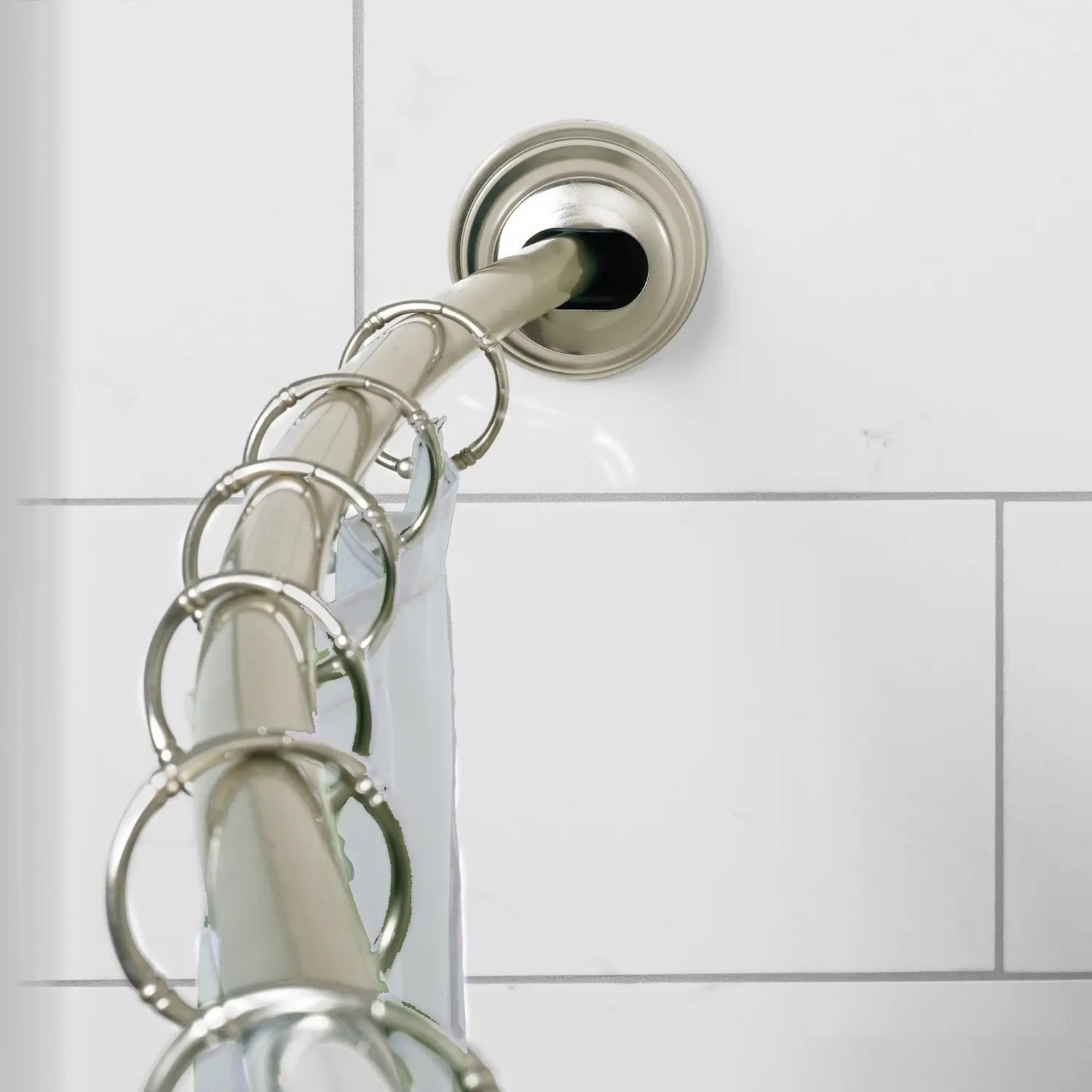 Curved Shower Rod Tension Find Rustfree Aluminum Tension Mount Curved Shower Rod Kit Brushed Satin Nickel