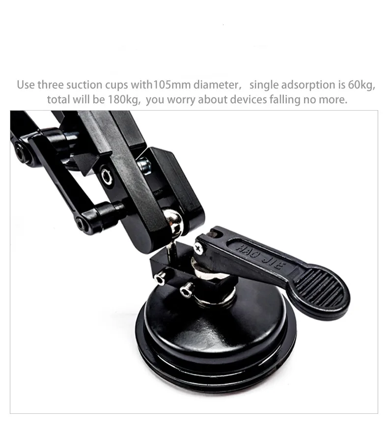ASXMOV XP2 Professional Camera Mount System Video Suction Cup Gripper Photography Car Sucker For DSLR