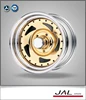 Chrome Steel Wheels 16x8 5x139.7 4x4 Offroad Car Rims with Insert