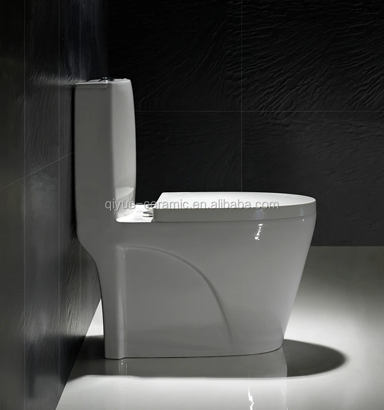 Modern Elegant Design Porcelain Bathroom Wc Toilets One Piece S Trap Floor Mounted Toilet Bowl 7313