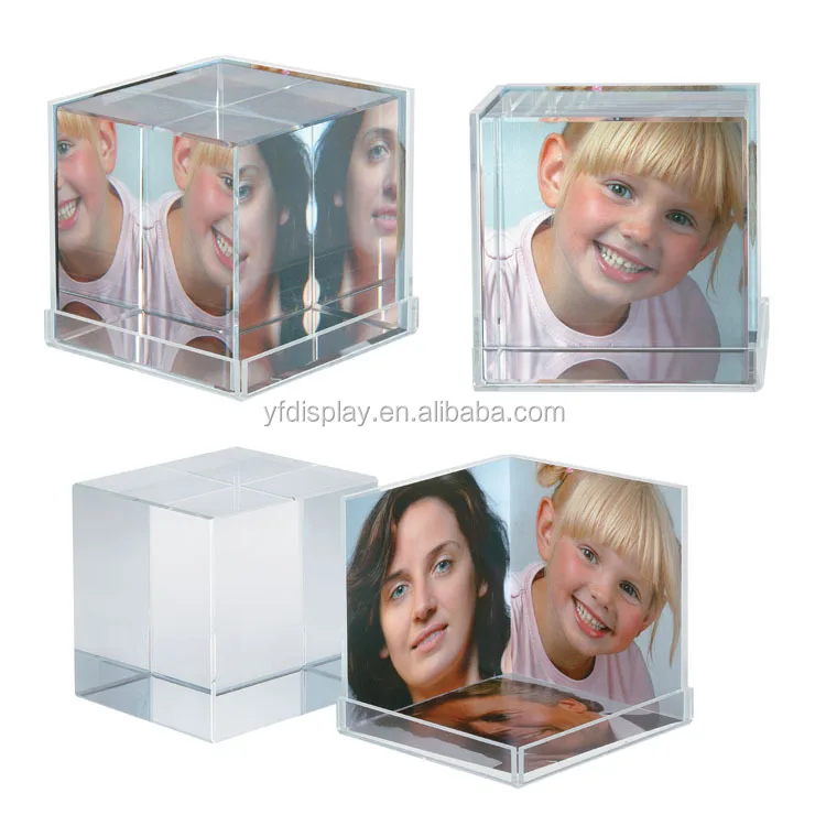 High Quality 3d Magic Crystal Acrylic Photo Cube Buy Acrylic Photo