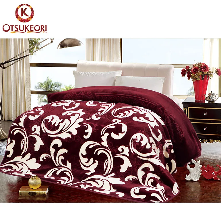 Wholesale New Design Tuekry Style 4kg One Ply Printed Mink Blanket