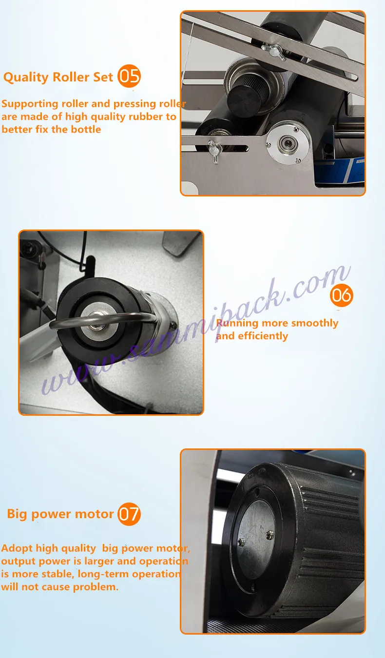 Economical round bottle semi automatic labeling machine MT-50