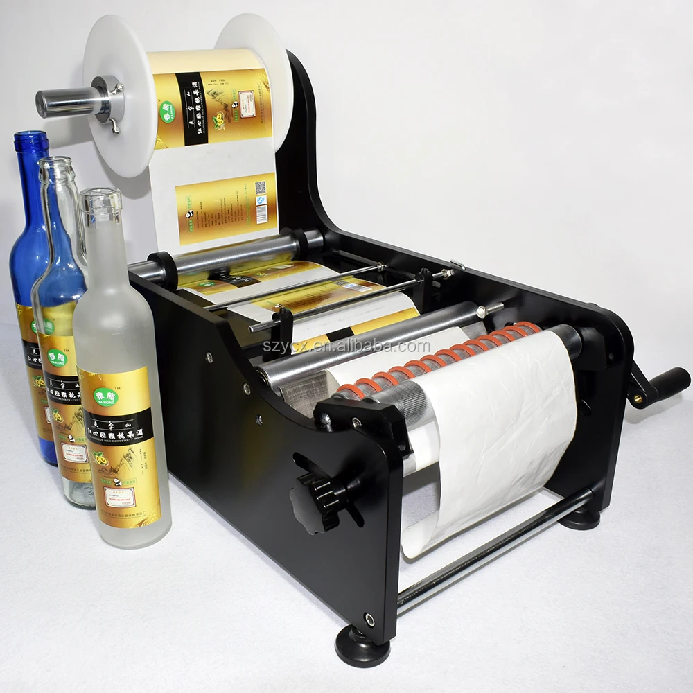Drink Water Bottle Labeler Labeling Machine For Two Side Labels Tb26