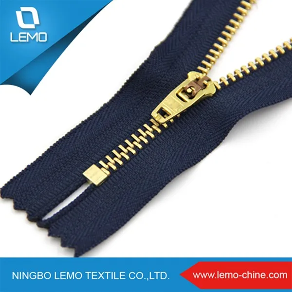 4yg Custom Gold Metal Zipper For Jeans - Buy Metal Zipper,4yg Zipper ...