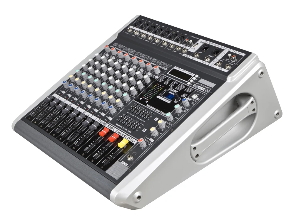 LAIKESI DMR800D 99 DSP dj consola de mezcla de audio con alimentación fantasma de 48v