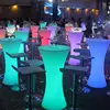 Bar furniture led lighted dining table party disco led pool table