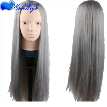 Cosmetology Mannequin Manikin Training Head With Grey Synthetic