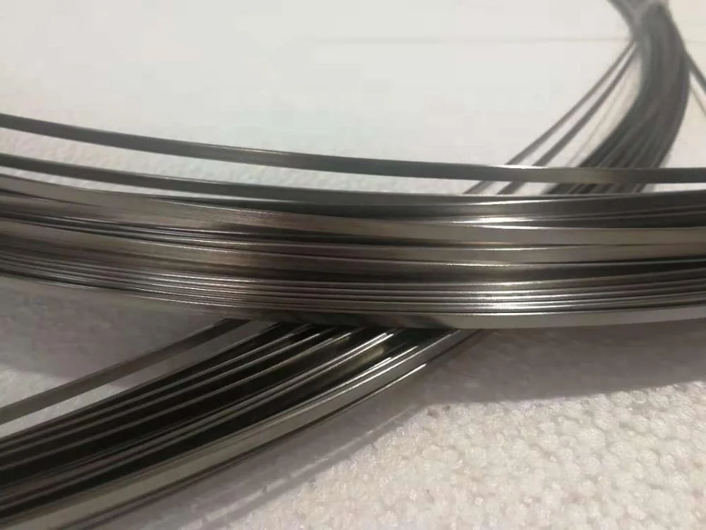 Shape Memory Alloy Nitinol Implanted Flat Wire Af Above 15 Degree