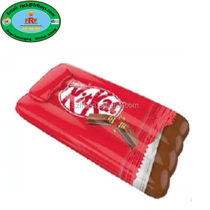 Colorful Inflatable Kitkat Chocolate Bar Pool Float for Relaxing ...