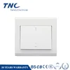Z-K06 One Gang Door Bell Switch Big Button Doorbell Switch White IP44 86*86mm Switch