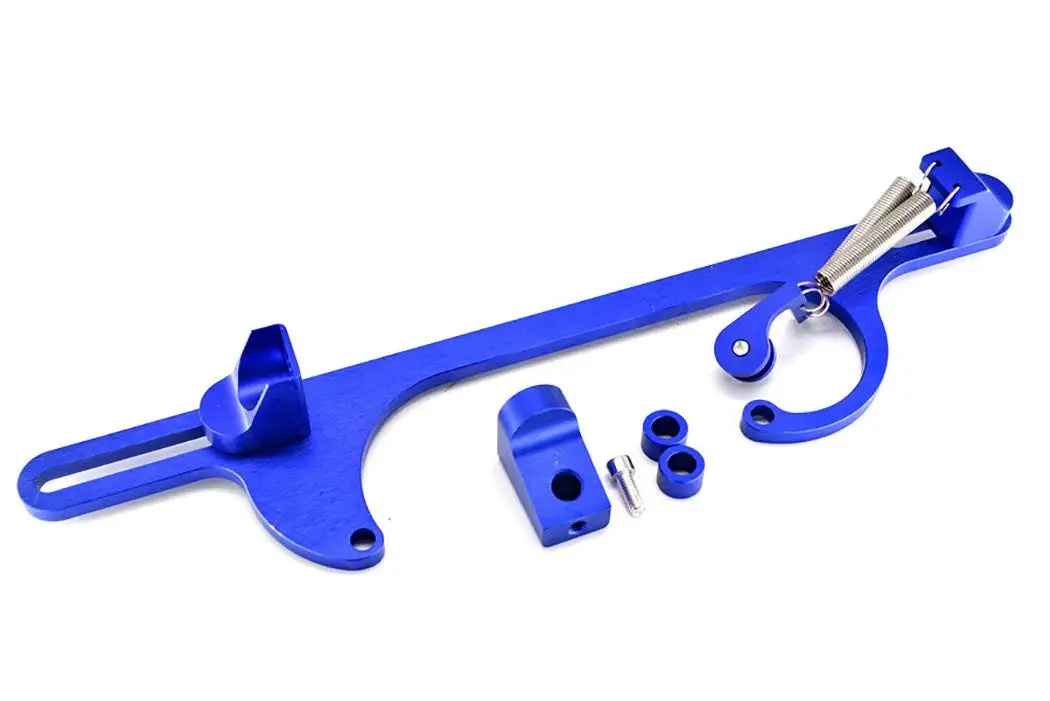 Fansport Throttle Cable Bracket Throttle Bracket Universal Aluminum Alloy Carburetor Bracket