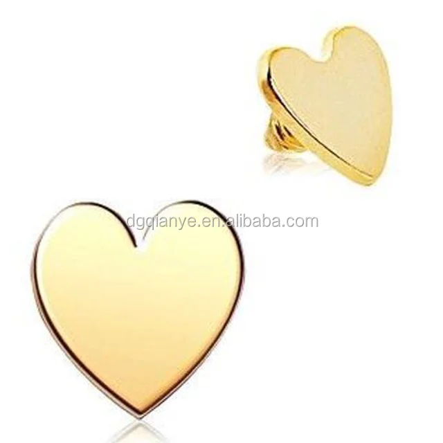 Piersing ceja banana de acero inoxidable oro chapados