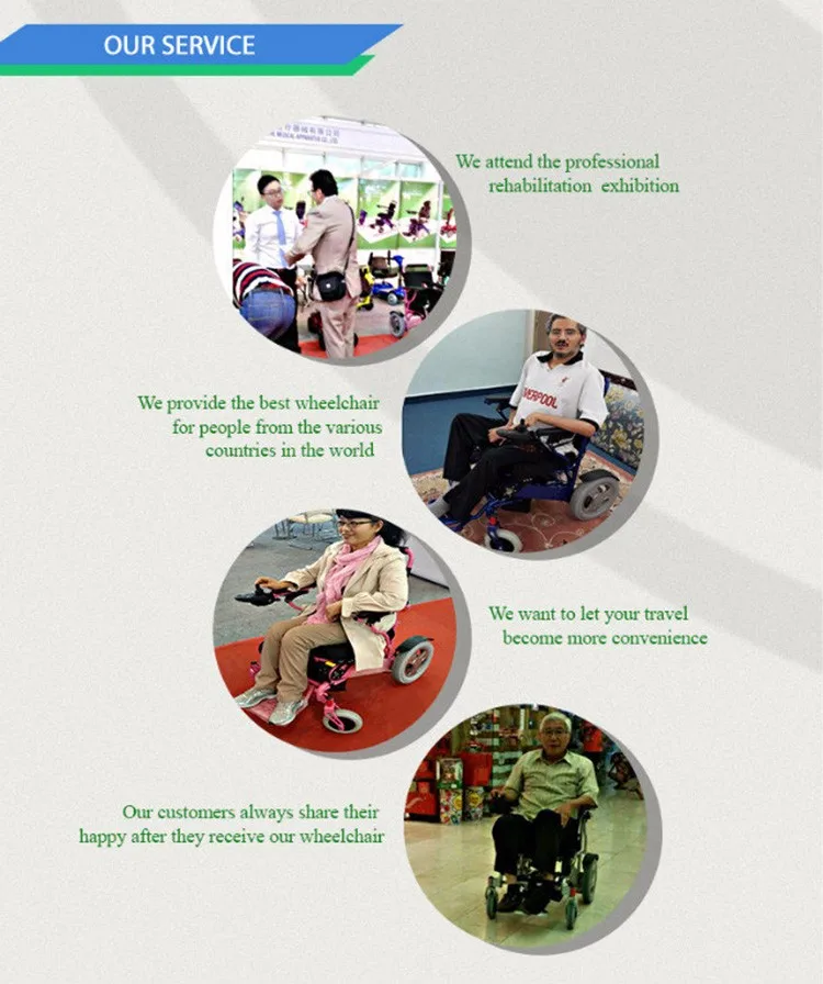 FDA and CE standard hight quality PU solid tire power wheelchair motor aluminum alloy electric wheelchair