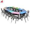adjustable kids table and chair for study stitching tables in different shapes pp materials ergonomic chair