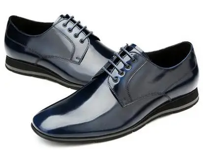 2016 men casual shoes 100% hand made cow leather lace-up fashion brand designer italian men shoes