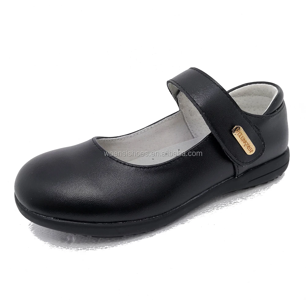 new kids black genuine leather school shoes girls dress shoes
