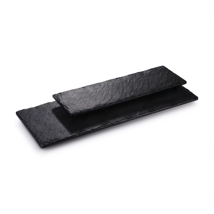 Japanese Sushi Restaurant Rectangular Black Stone Plate Buy Black